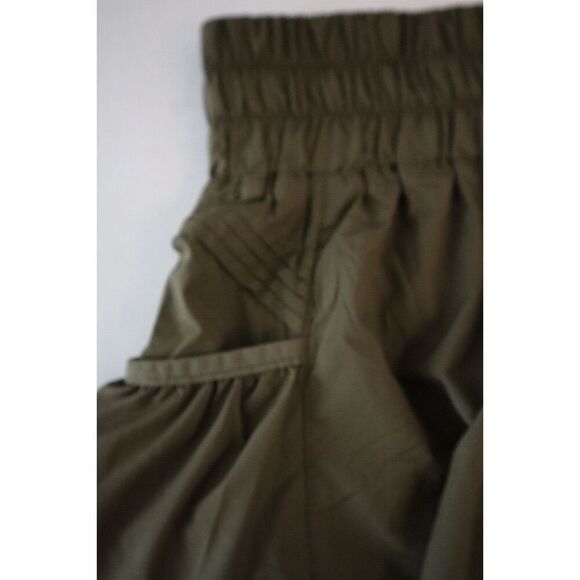 Free People Movement OB1211408 Women's Sz S Olive Green Get Your Flirt On Shorts - Picture 6 of 9